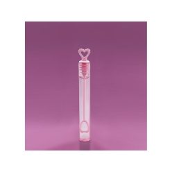 buborékfújó szívvel, rózsaszín (48 db)