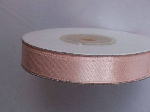 1,2 cm x25 m szatén szalag, barack
