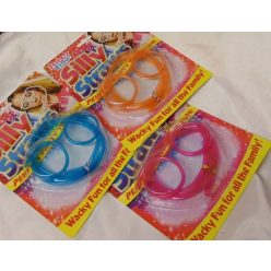 szívószál szemüveg (több színben)