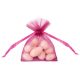 9*13 cm organza tasak ciklámen