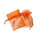 8x10 cm organza tasak narancs (10 db)