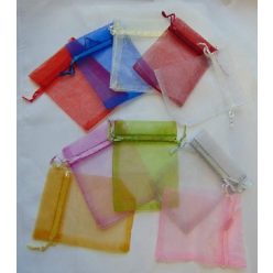 13x18 cm organza tasak fehér