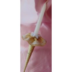 keringőgyertya ifjú párnak (vintage)