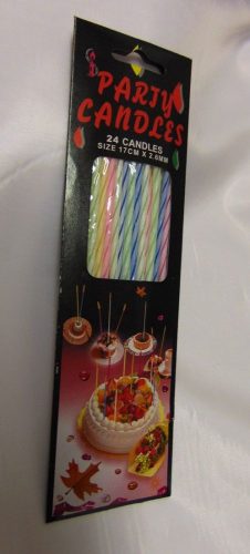 Szülinapi tortagyetya 17 cm-s, 24 db