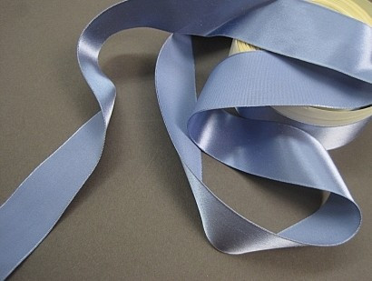 Szatén szalag vintage kék(HS-652C) (0,6 cm *22 m)