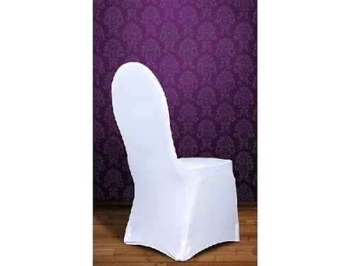 Elasztikus, spandex székhuzat, fehér