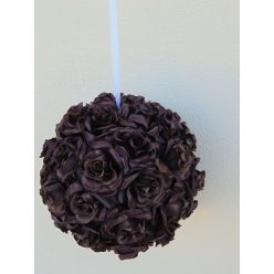 rózsagömb óriás szatén barna (35 cm)