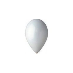 pasztel lufi 30 cm -008 fehér 25db