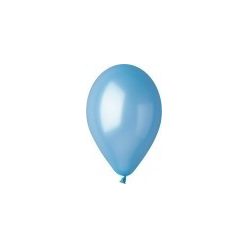 metál lufi 30 cm -011 világoskékj 25db