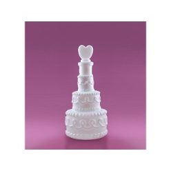 esküvői buborékfújó szívvel (24 db)