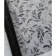 mintás organza , fekete (36 cm * 5 yard)