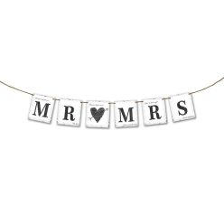 Mr. és Mrs. betűfüzér (77 cm hosszú)