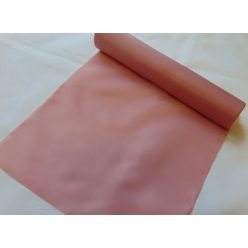   Selyem dekoranyag asztali futó púder rózsaszín-693 (25 cm * 10 m)
