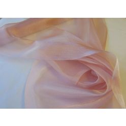Szatén-organza (47 cm x 10 m) púder rózsaszín-693