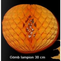 lampion gömb (30 cm) narancssárga(HW)