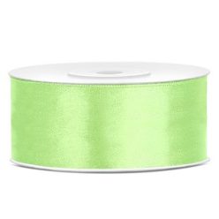 2,5 cm-s szatén szalag (25 m) almazöld (096)