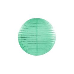 papír lampion 25 cm, mentazöld (103)