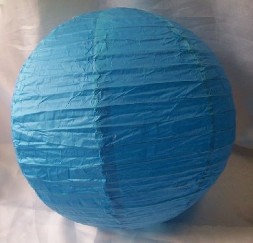 lampion gömb (30 cm) türkizkék