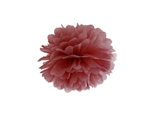 papír gömb / pom-pom (25 cm átmérő )bordó/marsala