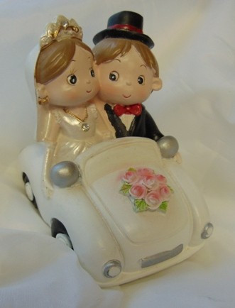 tortadísz autós (820656B), 10 cm