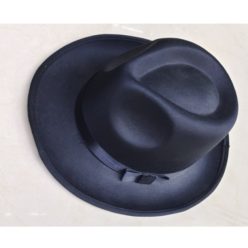 gengszter kalap fekete, textil