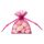 7,5x10 cm organza tasak pink (20 db)