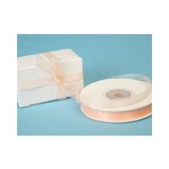organza szalag 1,5 cm x 22,86 m, barack (099)