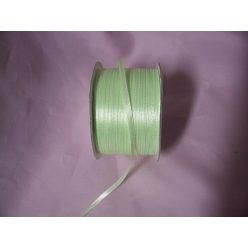 0,3 cm szatén szalag ( 50 m) almazöld -096