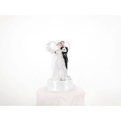 tortadísz díszes alappal (16 cm) -PMF45