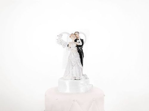 tortadísz díszes alappal (16 cm) -PMF45