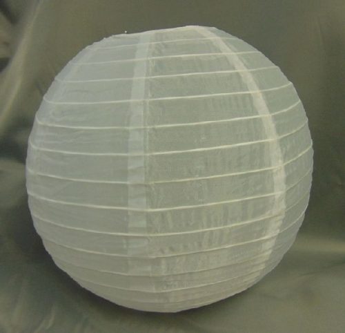 Organza lampion fehér (30 cm)