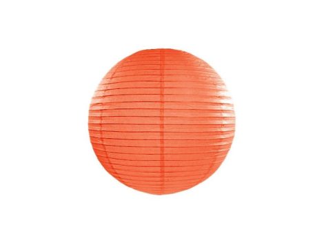 papír lampion gömb narancs (20 cm) -005
