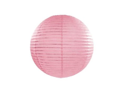 papír lampion gömb rózsaszín (20 cm) -081