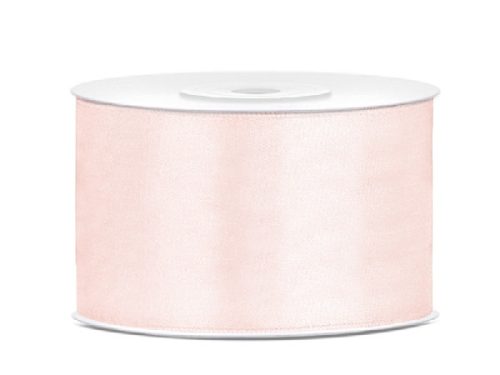 3,8 cm-s szatén szalag (25 m) barack (075j)