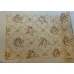 Vintage rózsás futó (30 cm x5 m)-YH-30-247