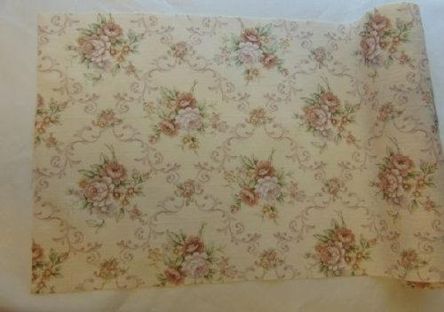Vintage rózsás futó (30 cm x5 m)-YH-30-247
