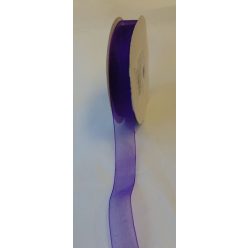 organza szalag 1,5 cm x 22,86 m,s.lila (0267)