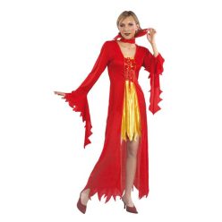 Piros halloween jelmez (M méret)-B-87010