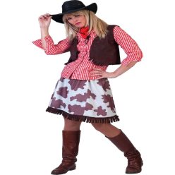 Cowgirl női farsangi jelmez, 44-s méret (E-513004)