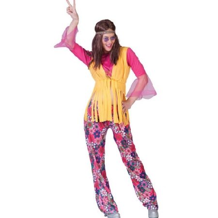 hippie női farasangi jelmez (42 méret)-(E-513006)