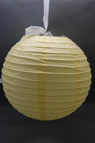 lampion gömb (30 cm) krém