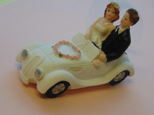 autós tortadísz , 10 cm