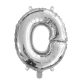 Szám fólia lufi (35 cm), ezüst (15499 15500 15501)