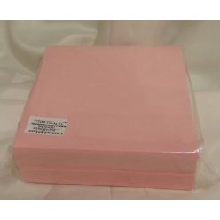 33*33 cm rózsaszín szalvéta (50 db), 3 rétegű