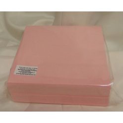 40*40 cm rózsaszín szalvéta (50 db), 3 rétegű 