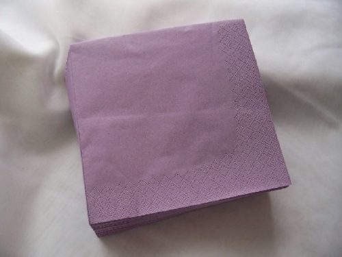 40*40 cm v.lila szalvéta (50 db), 3 rétegű 