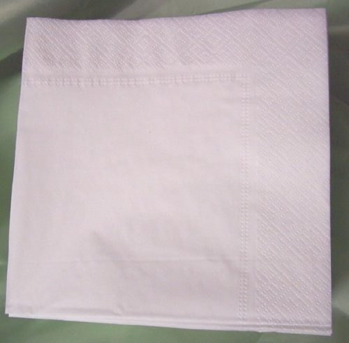 33*33 szalvéta, 3 rétegű (20 db/cs) fehér