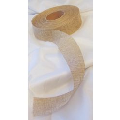 vintage , juta szalag (5 cm x 10m)