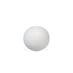 papír lampion 55 cm, fehér