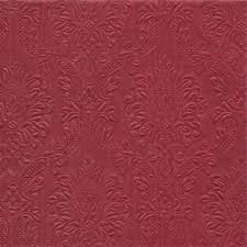 bordó dombornyomott szalvéta 33x33 (15 db) AMB
